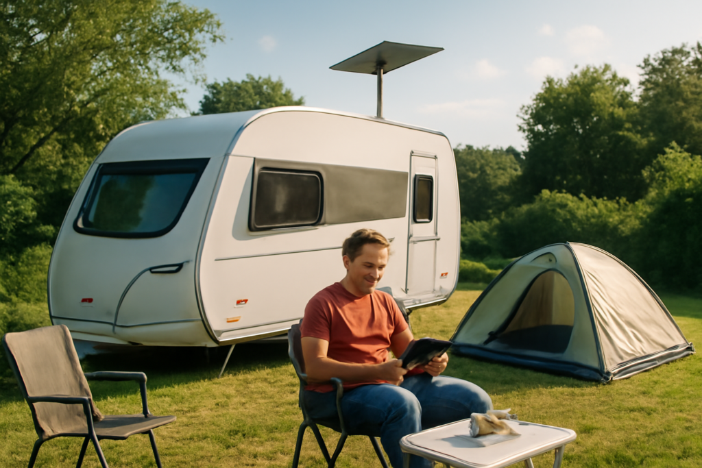 Starlink beim Camping