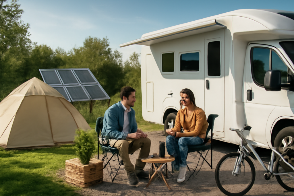 Nachhaltiger Campingplatz